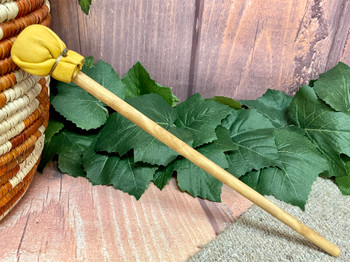 Gold Deerskin Drumbeater -Cherokee