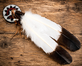 Handcrafted Navajo Barrette w/ Hand Beading