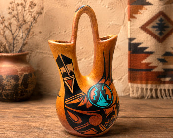 Mexican Pottery Wedding Vase