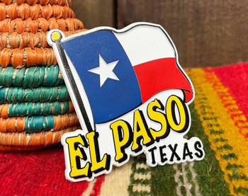 El Paso Texas Flag Magnet