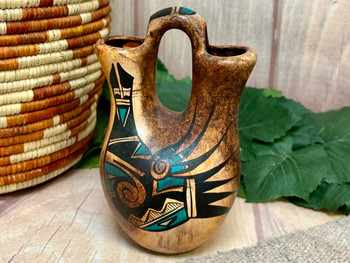 Hand Painted Mexican Wedding Vase
