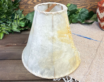 Southwestern Rawhide Lampshade 14" Bell