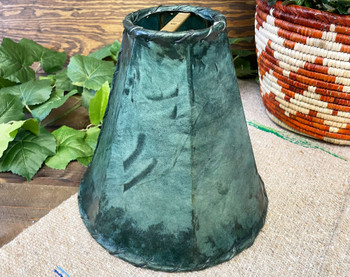 Green Rawhide Lampshade