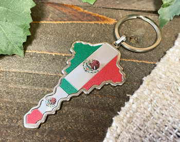 Mexico Flag Souvenir Key Chain