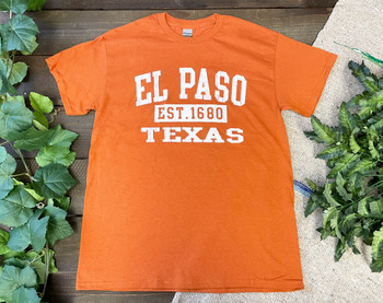 Premium El Paso T Shirt -Texas Orange