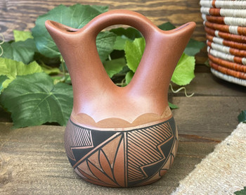 Tigua Red Clay Wedding Vase