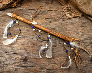 Navajo Crystal Talking Stick