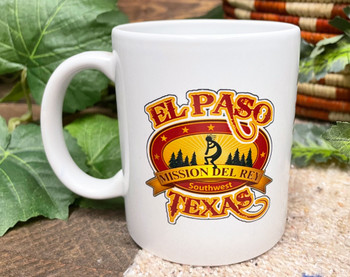 El Paso Texas Mission Del Rey Logo Mug