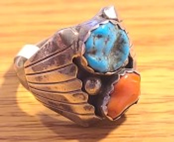 Anna Spencer Navajo Ring 65r203-12 Anna Spencer Navajo Ring 65r203-12