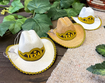 Miniature Handing Texas Cowboy Hat