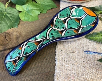 Mexican Hand Painted Spoon Rest