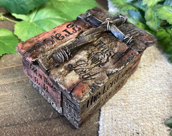 Rustic Cross Jewelry Box