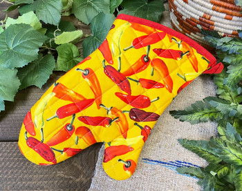 Southwestern Oven Mitt -Chili