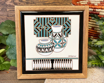 Navajo Handcrafted Tile -Vases