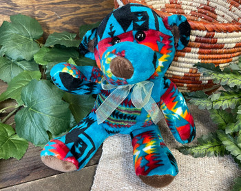 Southwestern Teddybear -Teal