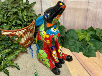 Hand Painted Talavera Coyote