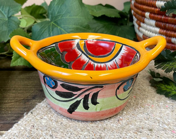 Hand Painted Mexican Talavera Salsa Bowl