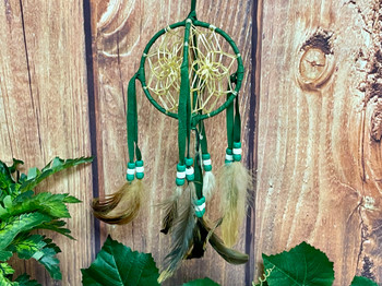 Hand Woven 3D Double Dreamcatcher -Navajo