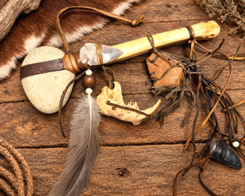 Navajo Deer Bone Tomahawk