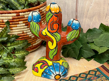 Southwestern Talavera Cactus