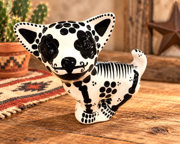 Talavera Skeleton Chihuahua
