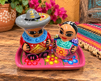 Mexican Ceramic Shaker Set