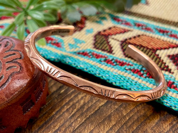 Navajo Copper Cuff Bracelet