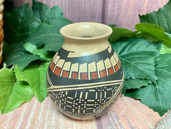 Hand Painted Mata Ortiz Clay Vase