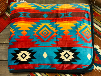 Southwestern Heavy Fleece Blanket