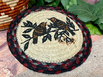 Southwestern Jute Trivet -Birds