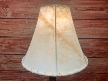 Rustic Rawhide 16" Bell Shade -Odd Lot