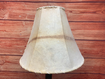 Rustic Rawhide 16" Bell Shade -Odd Lot