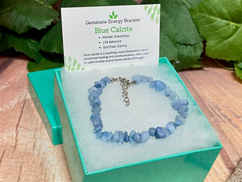 Blue Calcite Energy Bracelet