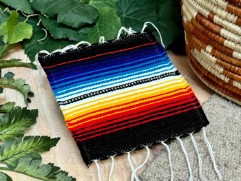 Serape Coaster -Black