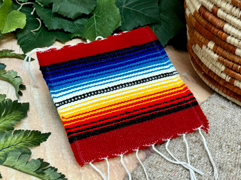 Serape Coaster -Red