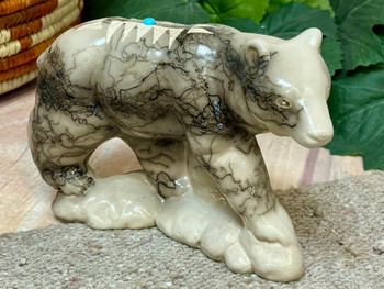 Navajo Horsehair Pottery Bear