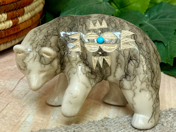 Navajo Horsehair Pottery Bear