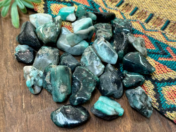 148 Gram Tumble Stones Pack -Emerald