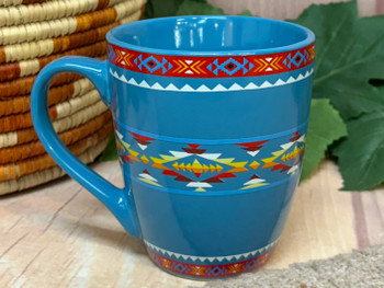 Native Design Mug -Turquoise Native Design Mug -Turquoise
