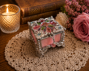 Stained Glass Fairy Ring Box