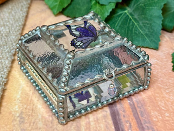 Stained Glass Jewelry Box