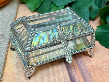 Stained Glass Jewelry Box