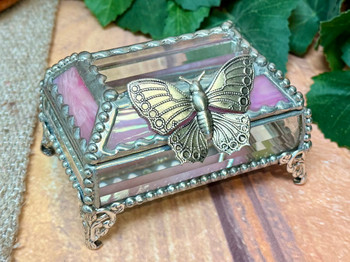 Stained Glass Jewelry Box