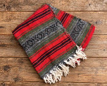 Traditional Mexican Falsa Blanket