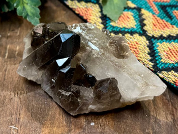 Iron-Stained Quartz Crystal Formation 3