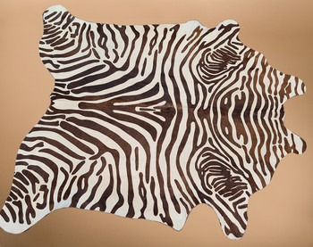 Full Zebra Print Cowhide