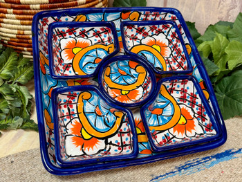 Ceramic Talavera Party Platter