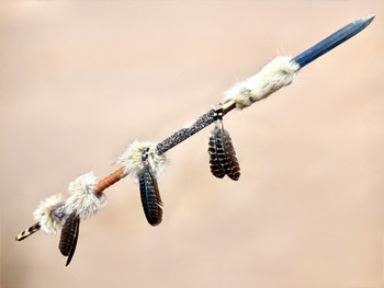 Creek Indian Beaded Lance