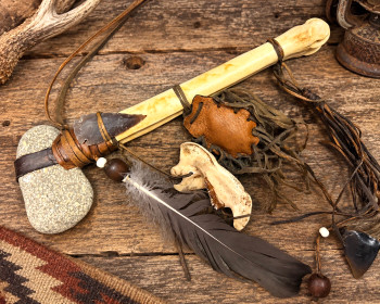 Navajo Deer Bone Tomahawk