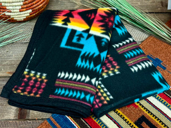 Brushed Fleece Pet Blanket -Black